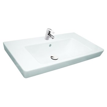 Lavoar suspendat ROCA Caserta, 80×45 cm, alb